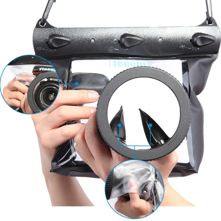 Tteoobl 20m Underwater Diving Camera Housing Case Pouch Camera Waterproof Dry Bag