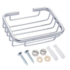 Stainless Steel Wall-Mounted Bathroom Soap Storage Rack — view 6