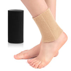 Skating SEBS Sports Ankle Support Elastic Compression Soft Foot Cover — Black