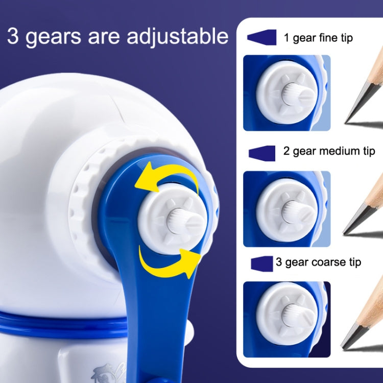 Cartoon Hand-cranked Automatic Pencil Sharpener, Style: