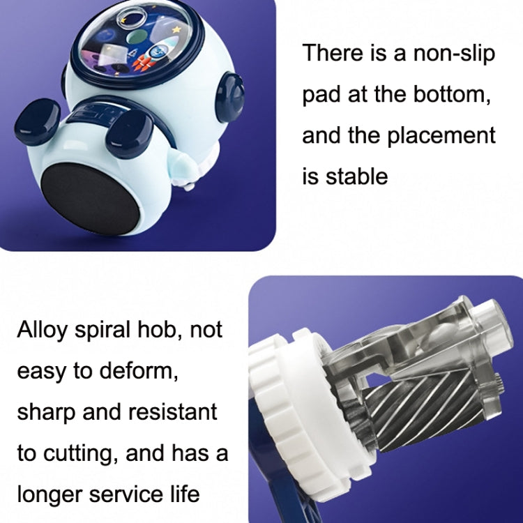 Cartoon Hand-cranked Automatic Pencil Sharpener, Style: