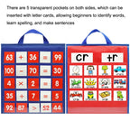 Children Educational Early Education Foldable Desktop Teaching Pocket Chart — view 4