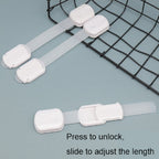 Slide Adjust Baby Safety Lock Refrigerator Drawer Lock — view 5