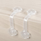 Children Drawer Anti-opening Cabinet Door Refrigerator Safety Lock — Pair Lock 5 PCS/Pack