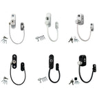 Children High-rise Anti-fall Safety Lock Window Push Limiter, Color: — White