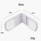 3 PCS Drawer Cabinet Door Child Safety Right Angle Lock — view 7