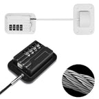 Children Window Anti-fall Protection Password Lock — White