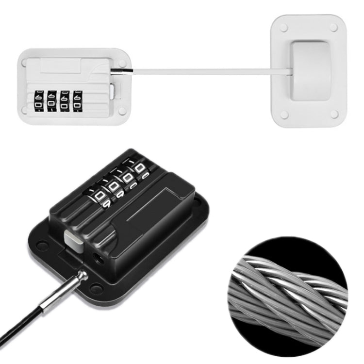 Children Window Anti-fall Protection Password Lock — White