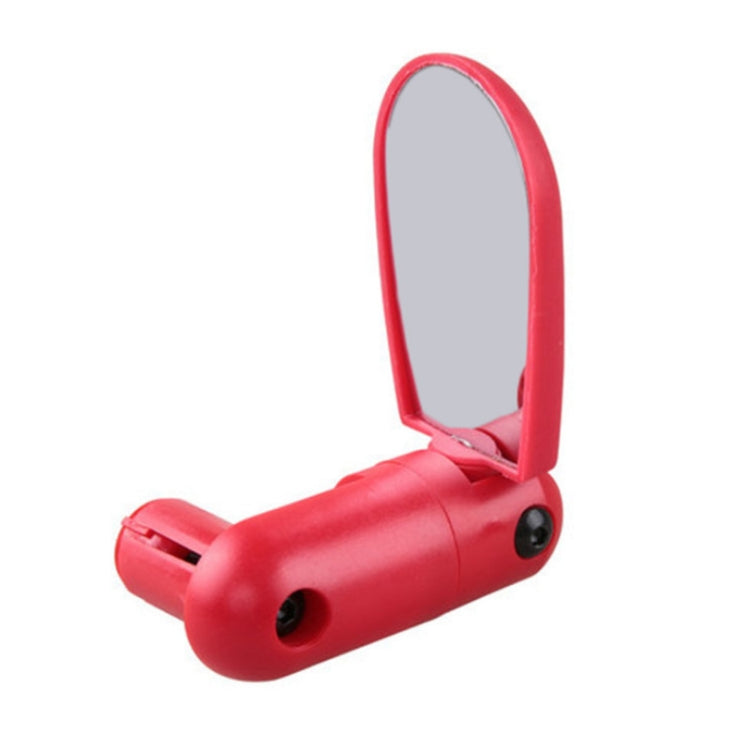 2 Pairs Adjustable Bicycle Flat Rearview Mirror Cycling Accessories — Yellow