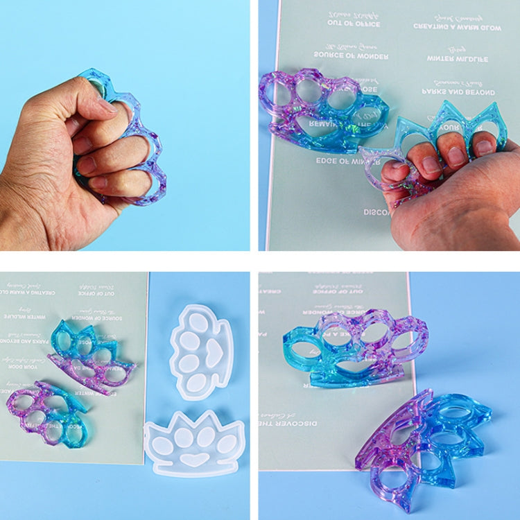 D650 DIY Drop Mold Defense Finger Tiger Silicone Mold