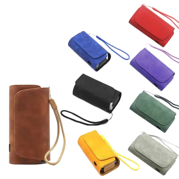 Leather Shockproof Electronic Cigarette Storage Protective Case For IQO 3.0