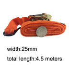 4PCS 15 Inch Tensioner Ratchet Strap Car Ratchet Thread Tensioner
