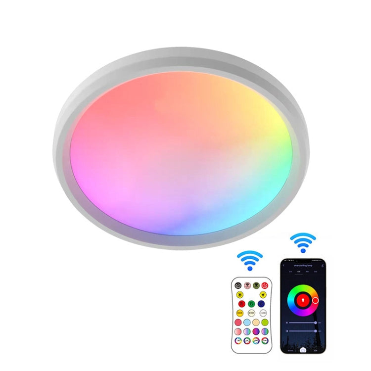 WiFi Bluetooth 2.4G Remote Control LED Ceiling Light, Voltage: — EU Standard 220V-240V