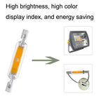 R7S LED COB Dimmer Glass Lamp Double-end Horizontal Plug-in Light — view 17