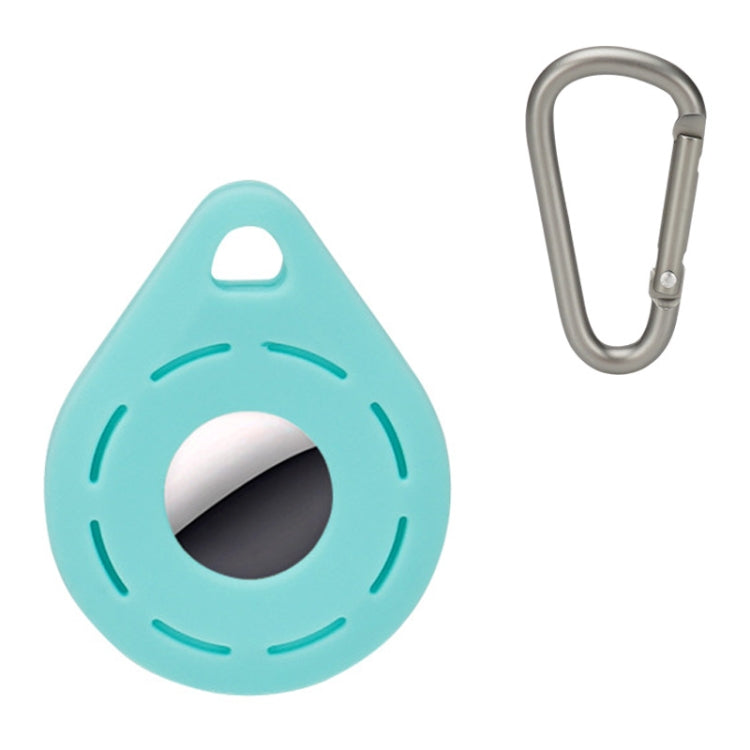 Location Tracker Anti-Lost Silicone Protective Cover For AirTag 2nd Gen / AirTag 1st Gen — Mint Green
