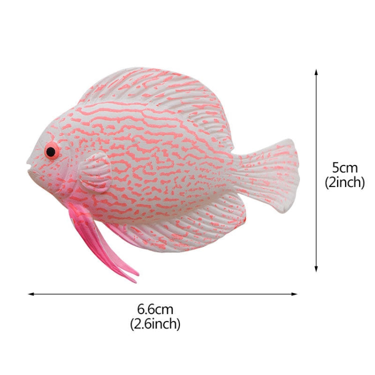Simulation Luminous Tropical Fish Tank Landscaping Fake Decorations