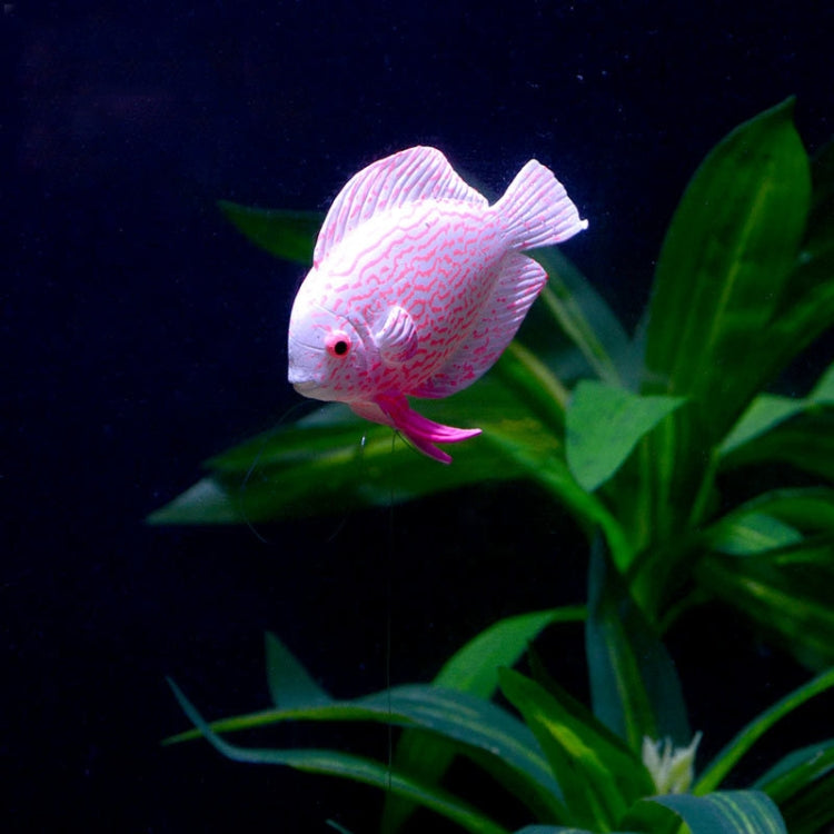 Simulation Luminous Tropical Fish Tank Landscaping Fake Decorations