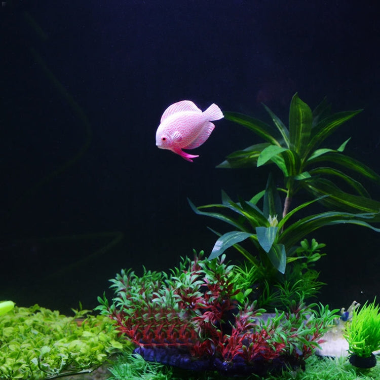 Simulation Luminous Tropical Fish Tank Landscaping Fake Decorations