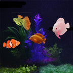 Simulation Luminous Tropical Fish Tank Landscaping Fake Decorations