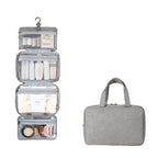 13552A Travel Waterproof Foldable Toiletry Bag Cosmetic Bag with Hook