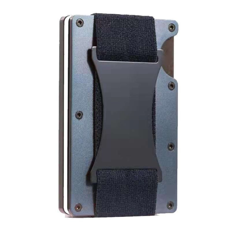 ZDL-05 Tracker Protection Organizer Metal Card Holder For AirTag 2nd Gen / AirTag 1st Gen — Grey