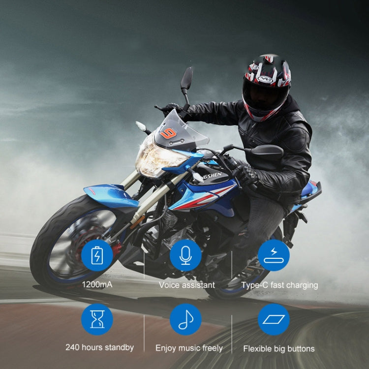 Motorcycle Helmet Call Music Navigation Bluetooth Headset