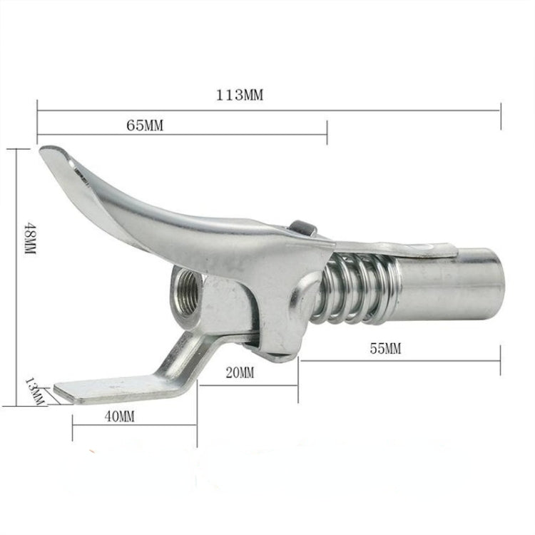 10000PSI Grease Coupler Coupling End Fitting 1/8 Inch NPT Adapter Connector, Style:
