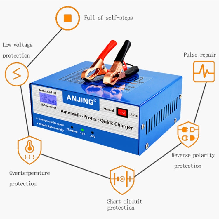 ANJING AJ-618E Battery Charger Car Battery Repairer