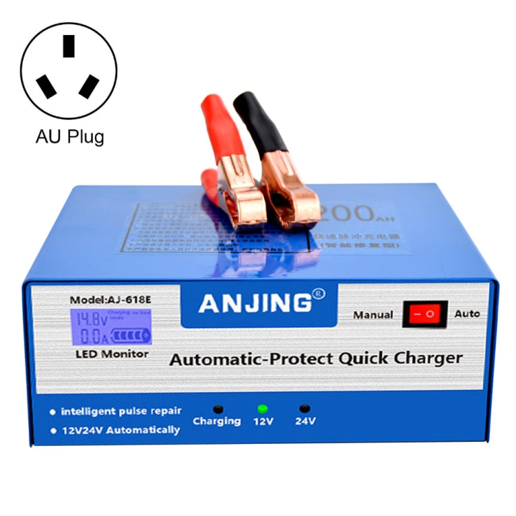 ANJING AJ-618E Battery Charger Car Battery Repairer — UK Plug