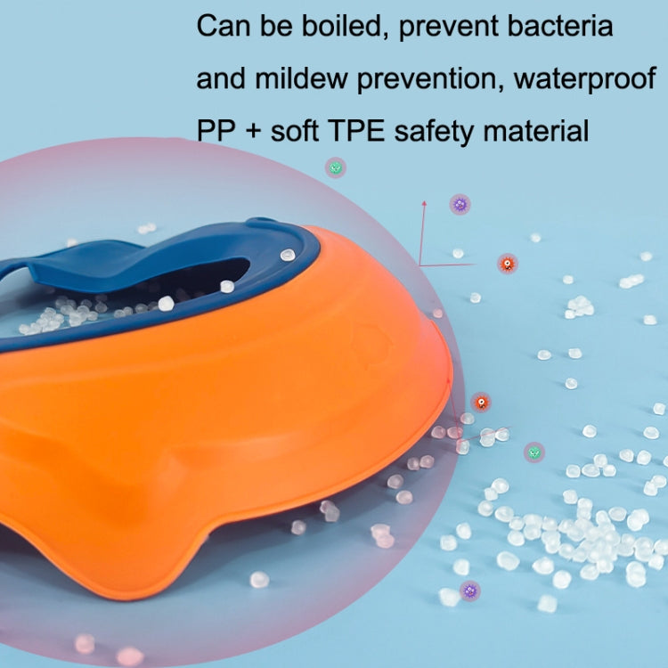 Shampoo Earmuffs Silicon Infant Wash Bath Cap Child Washing Hat — Purple