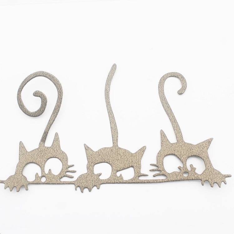 Metal Embossing Cutting Die, Three Kittens