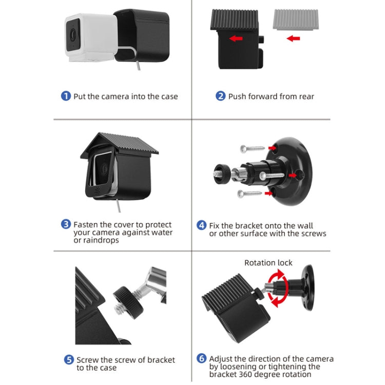 Plastic Protective Case Cover Bracket For WYZE CAM V3