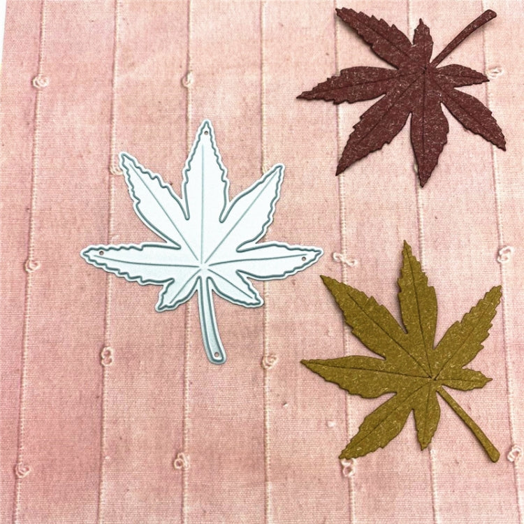 Handmade Paper Art Embossing Cutting Die, Maple Leaf