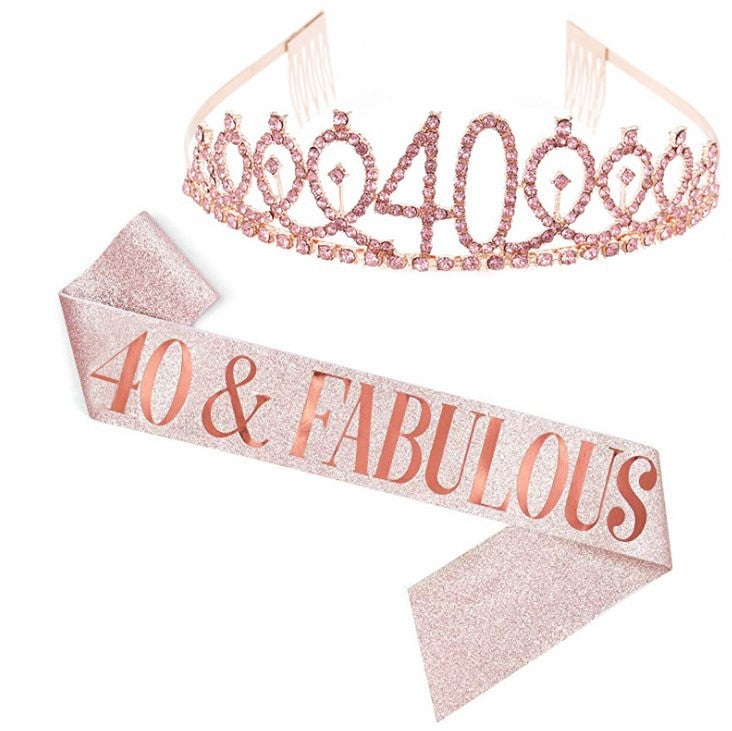 WM-02 Crystal Diamond Birthday Party Wedding Updo Crown, Color: Gold Queen Set1 — Gold 30