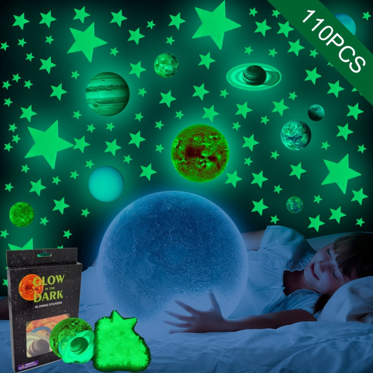 PVC Solar System Children Room Decoration Luminous Wall Sticker Set