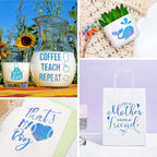 Gradient Self Adhesive Vinyl DIY Graphics for Home Window Decal Decor — view 17
