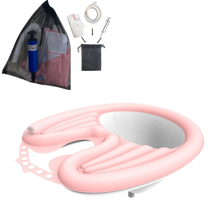 Household Pregnant And Elderly Recline Shampoo Basin Hair Care — Pink