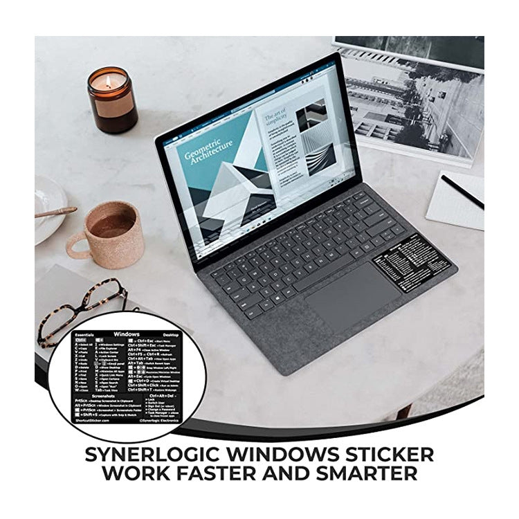 PC Reference Keyboard Shortcut Sticker Adhesive For PC Laptop Desktop