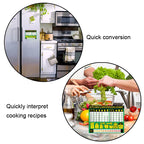 Kitchen Condiment Recipe Conversion Chart Magnetic Waterproof Sticker — view 5