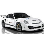 5 Sets Car 3D Feather Body Sticker Scratch Blocking Sticker