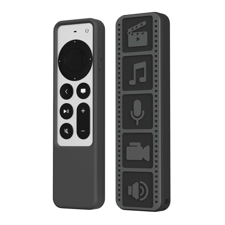 Silicone Remote Controller Waterproof Anti-Slip Protective Cover For Apple TV 4K 2021 — (Brown)