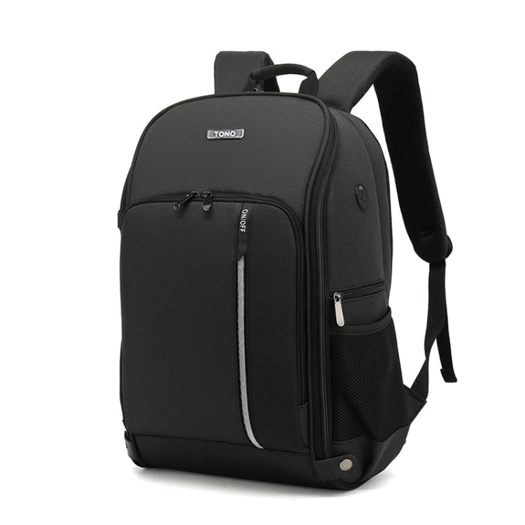 TONO LED Light SLR Digital Camera Backpack With USB Port — Blue