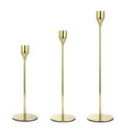 3 PCS / Set Home Decoration Wedding Wrought Iron Candle Holder, Style:
