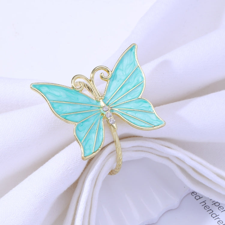 Western Restaurant Alloy Butterfly Napkin Ring — view 6