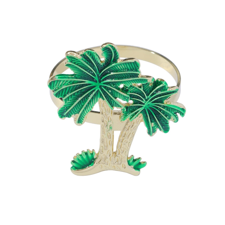 Western Restaurant Coconut Tree Metal Napkin Ring — Tree Metal Napkin Ring