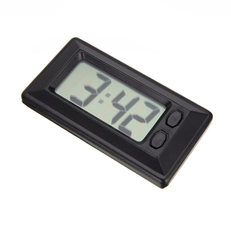 C33 Mini Home Car Electronic Clock With Hook And Loop Fastener