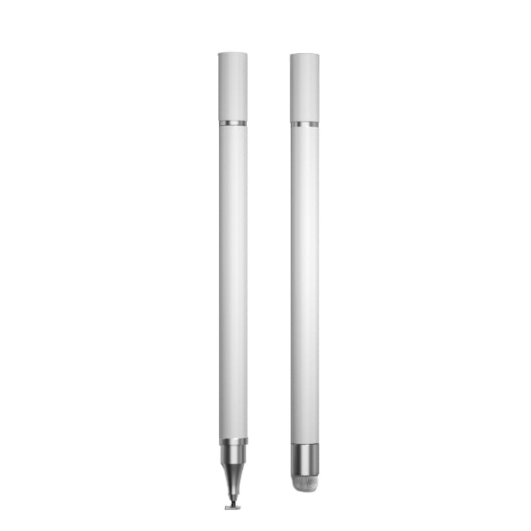 2 PCS Office Painting without Charging Cloth Head Disc Stylus Pen — Black