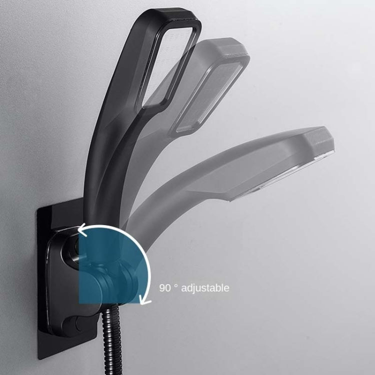 Self-Adhesive Shower arm Head Holder Adjustable Wall Mounted Fixed Base — view 4