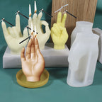 DIY Hand Shaped Scented Candle Silicone Mold — view 10