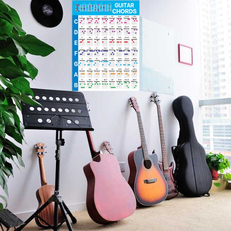 G625 Paper Chord Score Guitar Chord Fingering Exercise Chart
